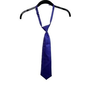 Tuxedo Park Tie Windsor Self Pre Tied Adjustable Band Poly Satin Long Neck Tie